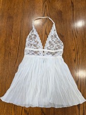 Victoria's Secret Babydoll Nightie Medium Coquette Bridal Romantic
