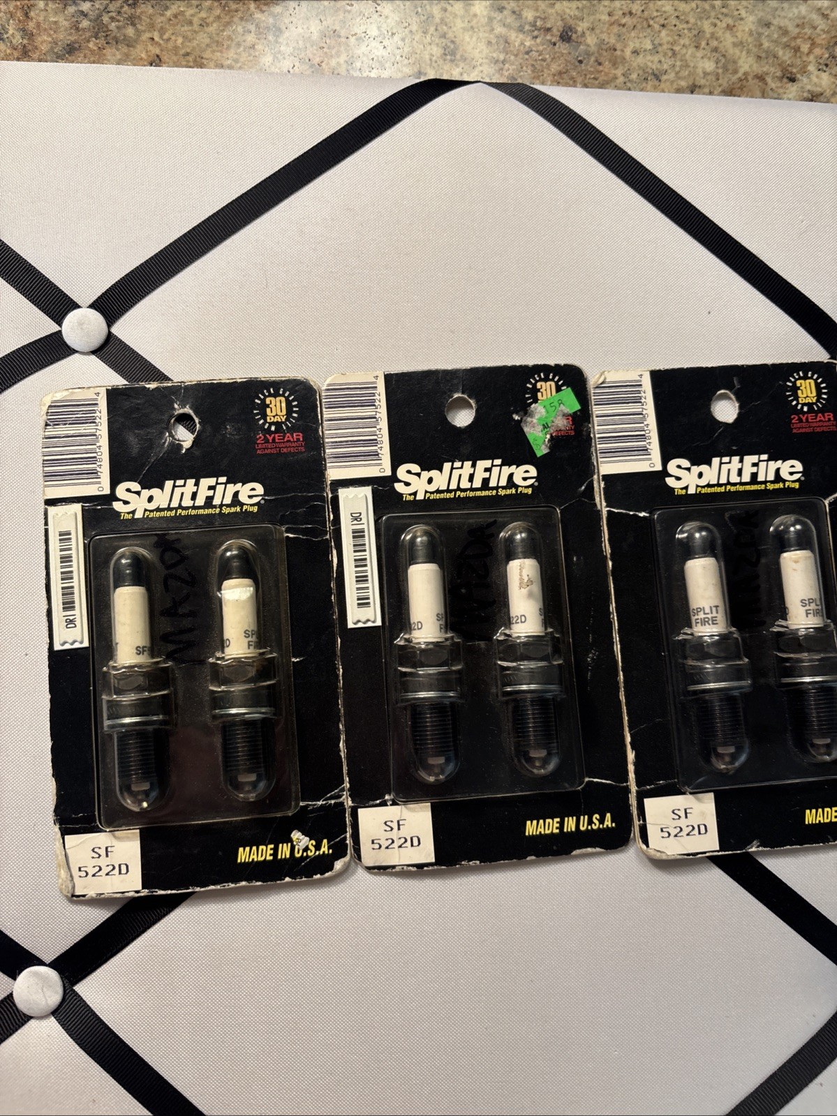 3 Packs Of 2 Split Fire SF522D Spark Plugs New Sealed 