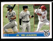 2021 Topps Big League #249 AL RBI Leaders (Jose Abreu / Voit / Mike Trout) 1902C