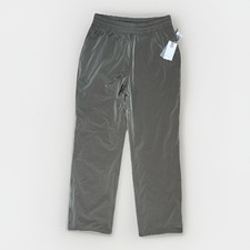 Women  s Good American Wide Leg Track Pants Brindle Jogger Size 2 Medium NWT