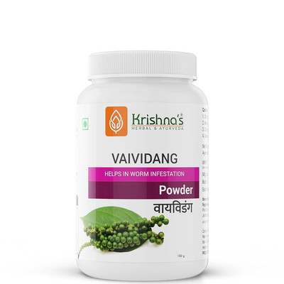 Krishna's Vaividang (Embelia Ribes) Powder - (100 Gm)