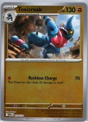 Toxicroak 079/132 Mega Evolution Reverse Holo