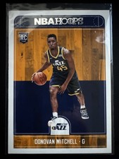 2017-2018 NBA Hoops Donovan Mitchell Rookie Card. rookie card picture