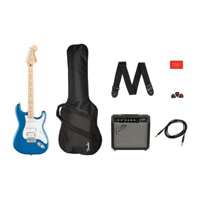 Squier Affinity Series Stratocaster HSS Pack MN Lake Placid Blue - E-Gitarren