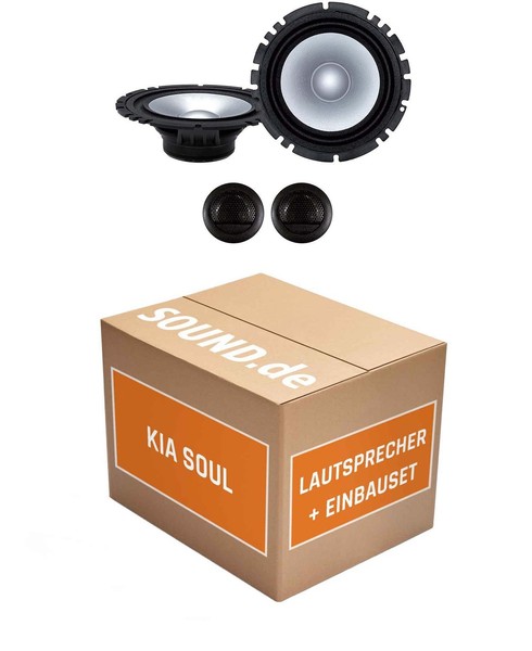 Lautsprecher Boxen Vorne Alpine SXE-1750S FüR KIA Soul + 2. Generation 2X Tief-M-image
