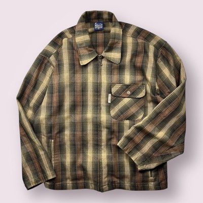 Vintage Deadstock Men's Karl Kani Shadow Plaid Jacket Flannel 90s