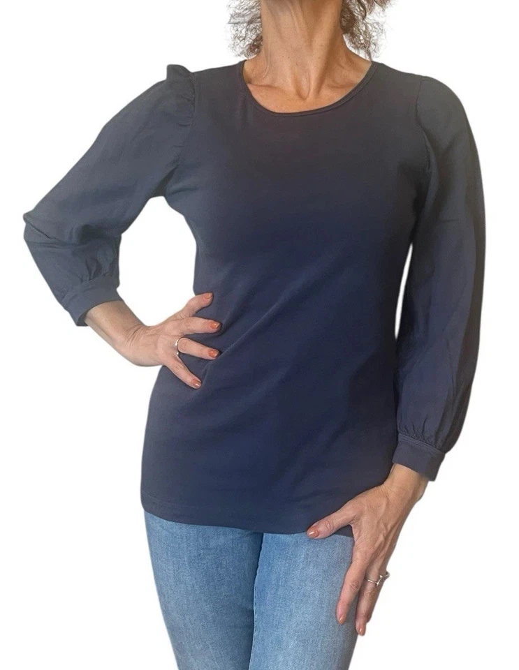 Camiseta Top Hard Tail Forever Manga 3/4 Burbuja T-158 Azul GRANDE Foto 2 de 4