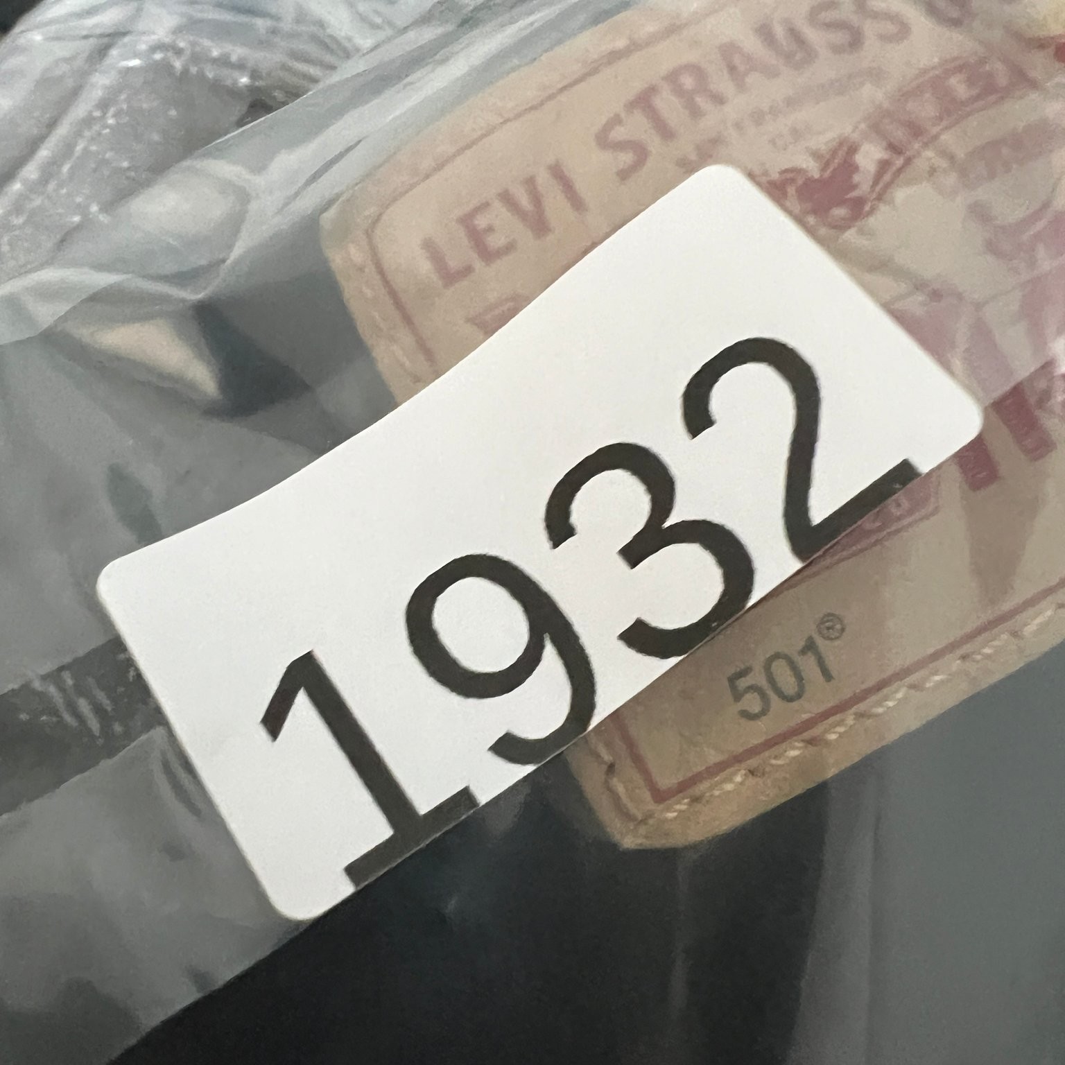 Levi's 501 Red Tab Button Fly Jeans Womens 27x29" Black Straight Leg Stretch thumbnail 10