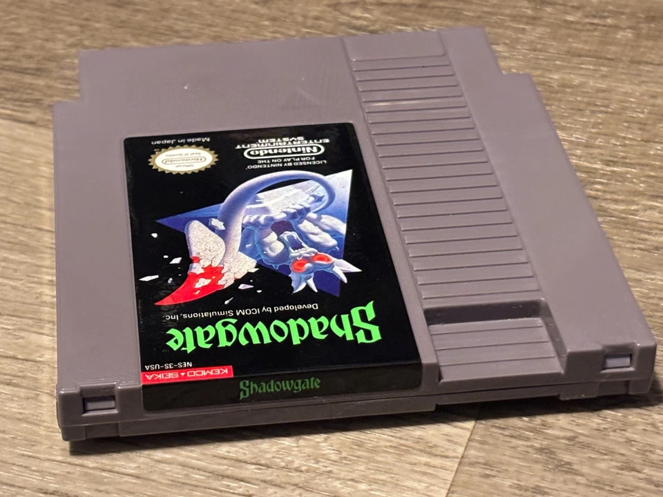 Shadowgate Nintendo Nes completo na caixa muito bom estado autêntico - Imagem 2 de 4