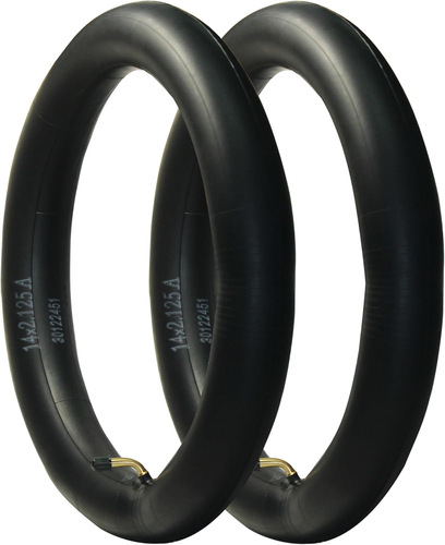 Confezione 2 Tubo Bici 12X2.125(12 1/2X2 1/4)/14X2.125 Con Valvola Piegata Per Bi Elettrico - Foto 7 di 12