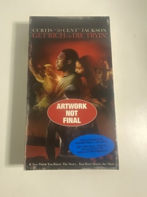 50 Cent: Get Rich Or Die Tryin' VHS [2005 Promo Demo Screening Tape] {UNTESTED}