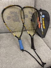 Set Qty2 E-Force Mayhem MLS32.5 Longstring Tech Racquetball Racket - 3 5/8 in