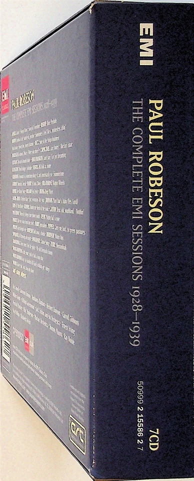 Paul Robeson -The Complete EMI Sessions 1928-1939 (7-CD Boxset) Abbey Road Etc - Image 3 of 4