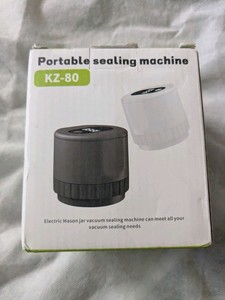 Electric Mason Jar Vacuum Sealing Machine KZ-80 Portable New In Box Fast Ship