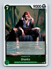 Shanks OP14-027 Rare The Azure Sea's Seven One Piece Holo Near Mint
