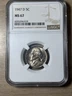 1947-D 5C Jefferson Nickel NGC MS67