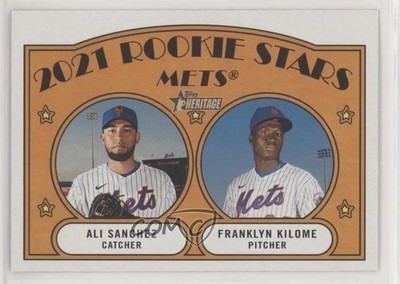 2021 Topps Heritage Stars Ali Sanchez Franklyn Kilome #155 Rookie RC 0e24