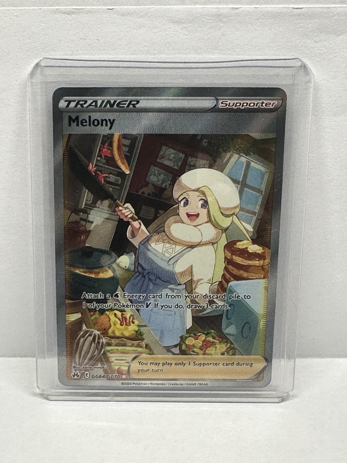 Melony GG64/GG70 Crown Zenith Galarian Gallery Holo Ultra Rare NM Condition