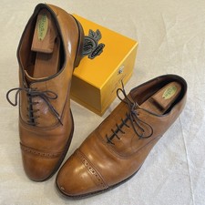 Allen Edmonds Fifth Avenue Cap Toe Oxfords US 12E Walnut Brown Leather Shoes