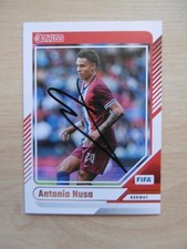 Antonio Nusa autograph signed trading card TC Topps "Norway"