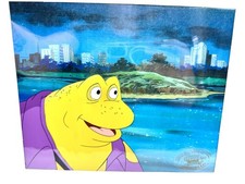 TMNT Original Animation Production Cel with Genghis Frog MWS Inc.