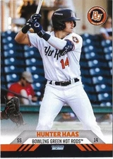 HUNTER HAAS 2025 Choice Bowling Green Hot Rods #10 Texas A&M Aggies Rays 🔥