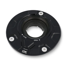 Tapa del tanque de combustible Yamaha MT-01 CNC Racing apertura rápida negra 2005-2011