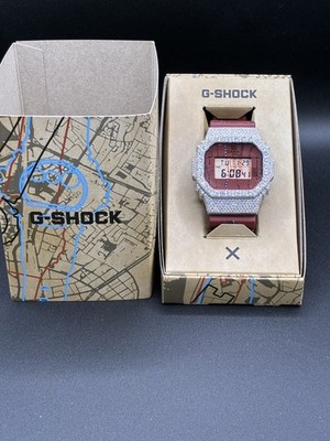 Casio G Shock  Treasure Hunt Iced Out Watch VVS1 Moissanite genuine