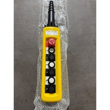 XAC-A6713 Crane Pendant Control Station Hoist Push Button Switch 6 Button E-Stop