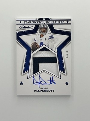 2023 Dak Prescott Patch Auto Flawless Sapphire /10 #SS-DPR Dallas Cowboys