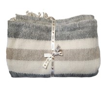 Alpaca Wool Blanket Throw Cherokee Design 72"x60"
