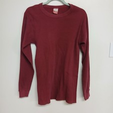 Vintage Wright's Thermal Shirt Size XL 46-48 Waffle weave Made in USA 50% Cotton