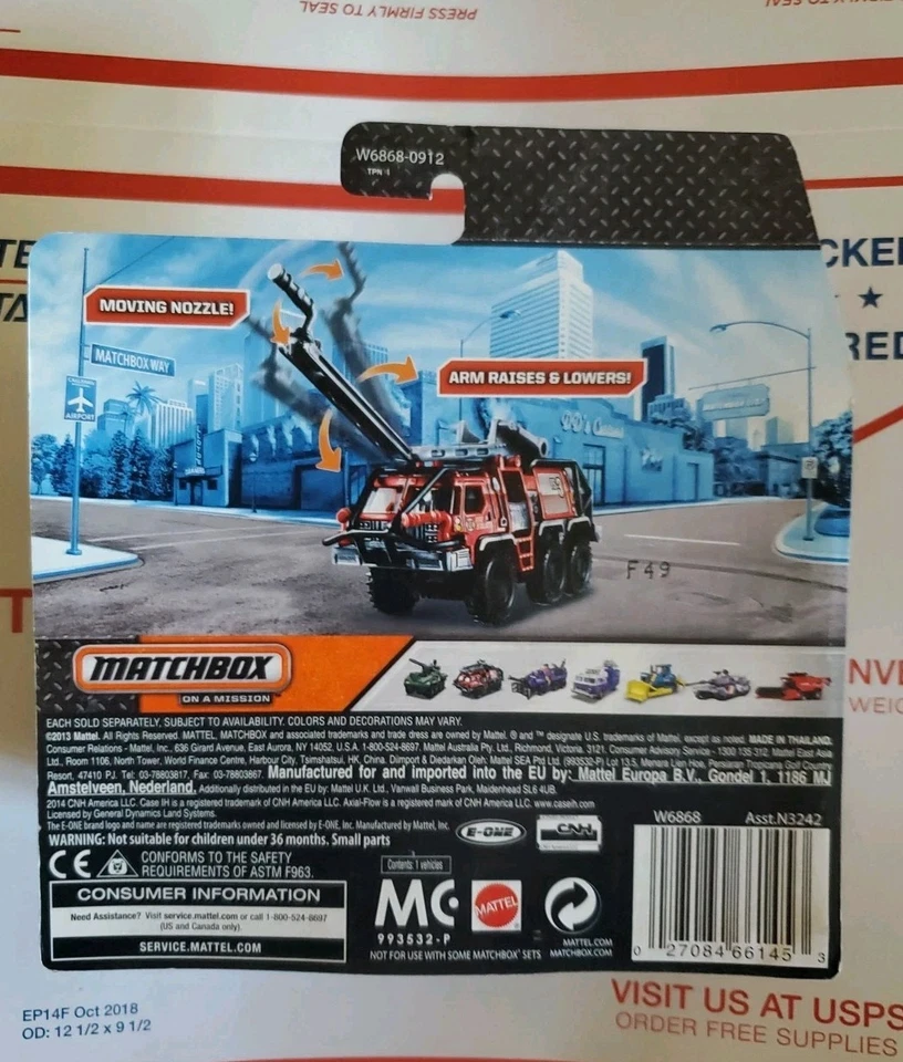 MBX MATCHBOX REAL WORKING RIGS Fire Stalker - Image 4 of 4