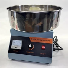 NEW Electric Cotton Candy Maker 1030W 15” Machine Blue Fast & Easy Use Parties