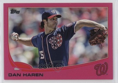 2013 Topps Update Pink /50 Dan Haren Danny Haren #US41 0o9