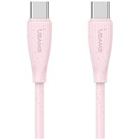 Usams USB-C-ZU-USB-C-KABEL 60W FÜR Iphone 12 13 14 15 Mit Schnellladung