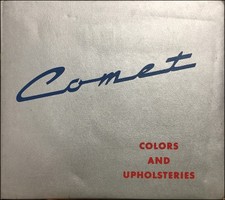 1961 Mercury Comet Color And Upholstery Dealer Album Paint Chips Fabric Swatches 1961 Mercury Comet Color And Upholstery Dealer Album Paint Chips Fabric Swatches