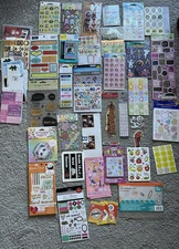 Sticker Lot Some Vintage Mixed Patterns Brands Hallmark Stickopotamus Jot K&Co