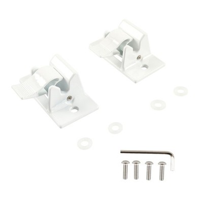 1/2pcs Bottom Mount Brackets Easy Install Gray Lower Awning Arm Mount Brackets