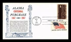 US COVER ALASKA PURCHASE CENTENNIAL AIR MAIL FDC COMBO KHOL KRAFT CACHET