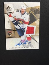 21-22 SP Game Used Hockey Jersey Auto 78 Aleksander Barkov /65