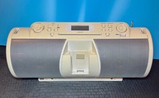 iLive IBCD3816DT Portable iPod Docking Boombox CD AM/FM Radio 4-Speaker Working