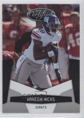 2010 Certified Hakeem Nicks #100 0c4