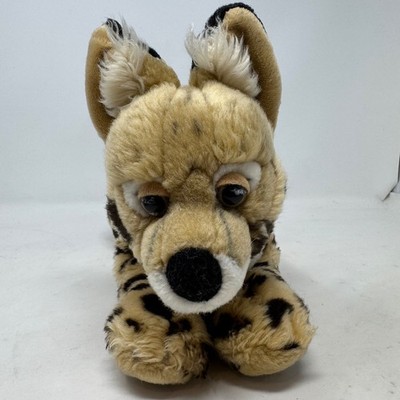 SOS Save Our Space African Serval Plush Spotted Wild Cat Stuffed Animal 13 inch
