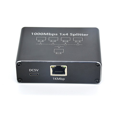 4 ports RJ45 Gigabit Ethernet LAN 1 vers 4 1000 Mbps Ethernet Splitter LAN Switch A - Photo 3/6