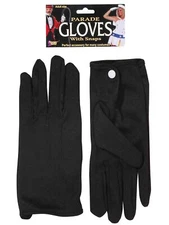 Forum Novelties Black Parade Gloves with Snap Adult Costume Accesory One Size