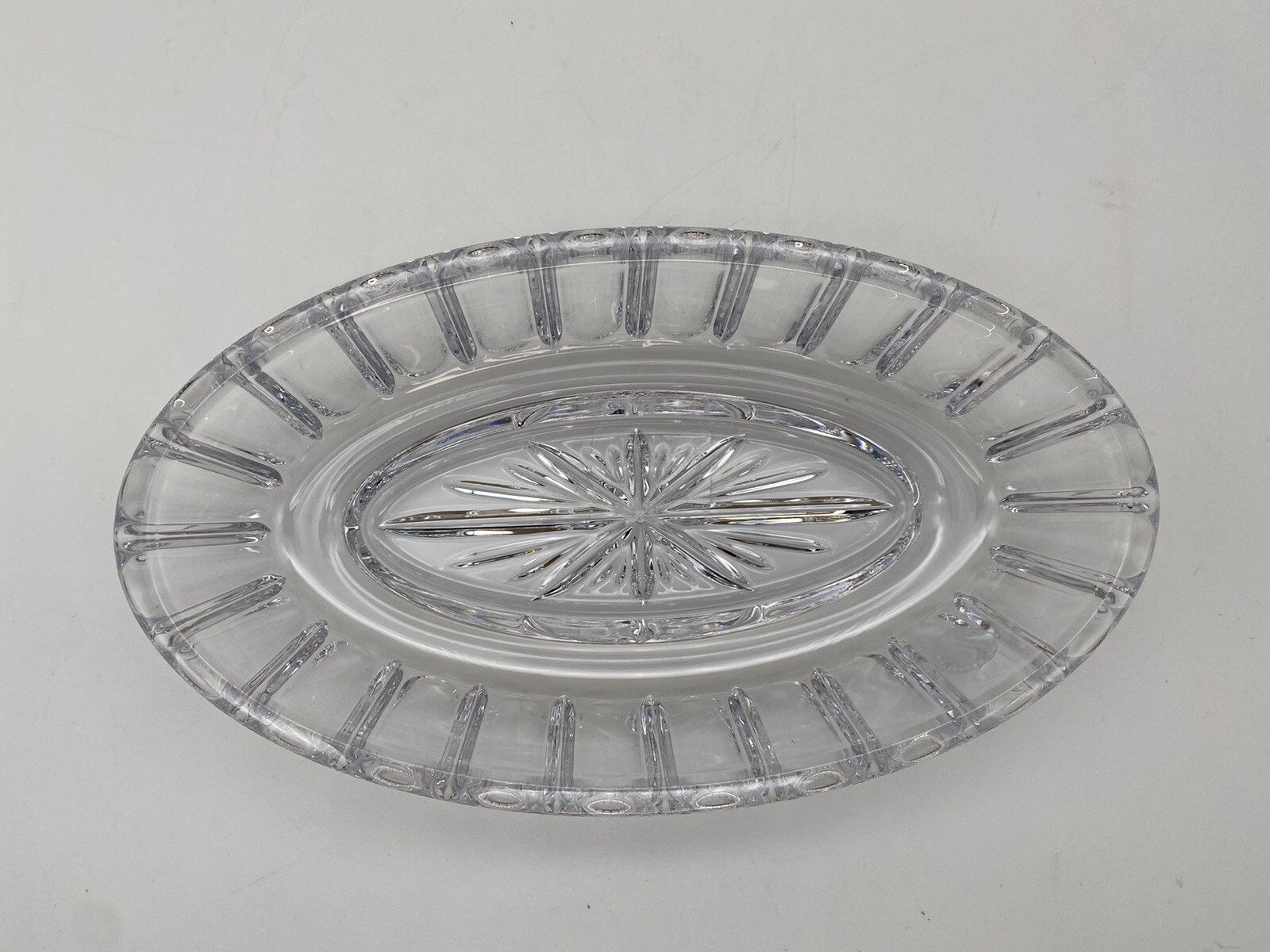 Waterford Grafton Street O'Connell Lead Crystal Oval Dish 140812 (9 3/8