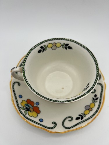 Vintage Woods Ware "Horton" A.2 7/4 Teacup and Saucer - Wood & Sons England - Picture 2 of 5