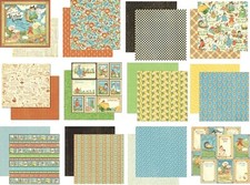 Graphic 45 Mother Goose Collection 12 x 12 Cardstock PICK Nursery Rhymes Stars