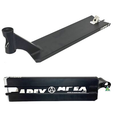 Apex Pro Stunt Scooter Trick Tret Roller Profi Street Deck 55,9cm 6'' Schwarz